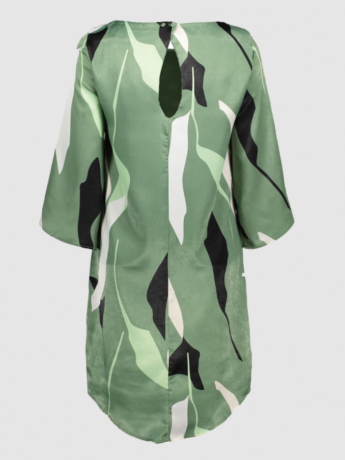 Vestido Mujer Verde Vero Moda