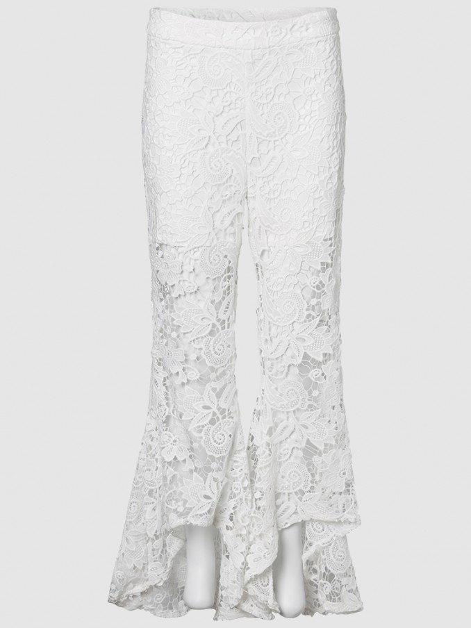 Pants Woman Cream Vero Moda