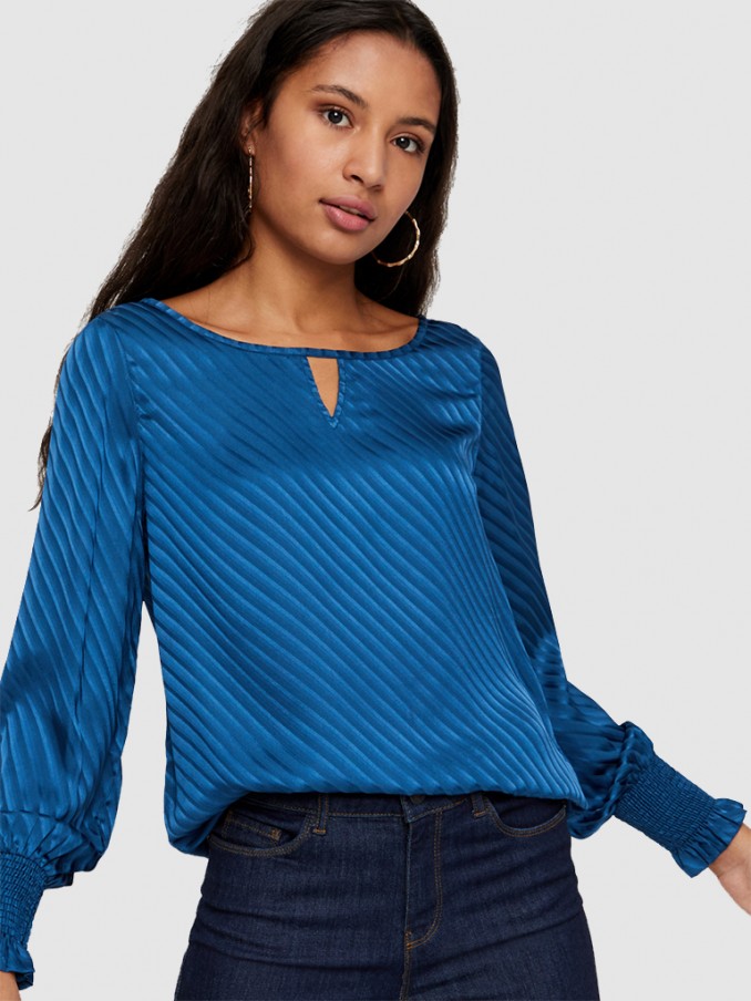 Blusa Mujer Azul Vero Moda