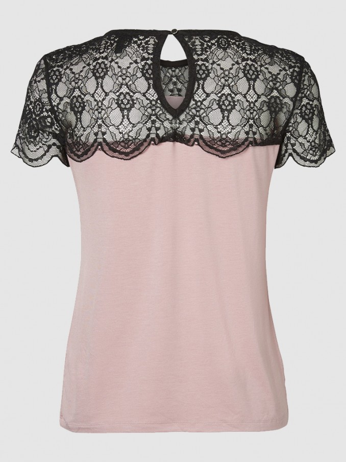T-Shirt Woman Rose Vero Moda