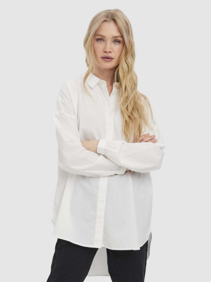 Camisa Mujer Blanco Vero Moda