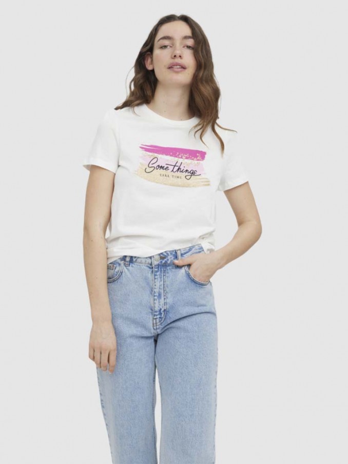 T-Shirt Woman Rose Vero Moda