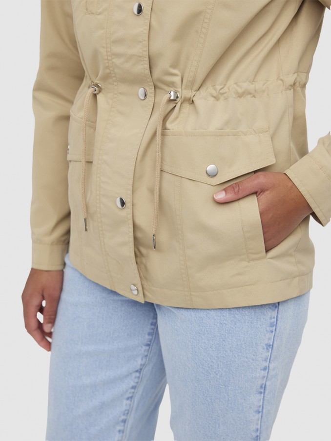 Chaqueta Mujer Beige Vero Moda