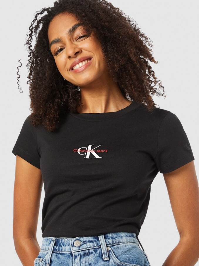 T-Shirt Woman Black Calvin Klein - J20J217902  | Mellmak