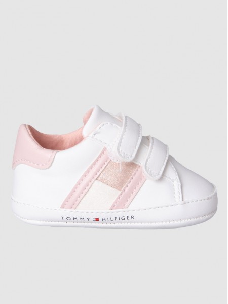Sapatilha Beb Menina Velcro  Tommy Hilfiger