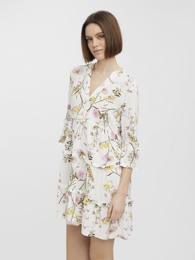 Dress Woman White Vero Moda
