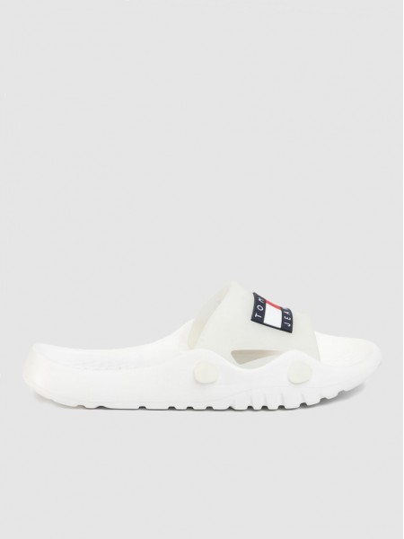 Chanclas Mujer Crema Tommy Jeans