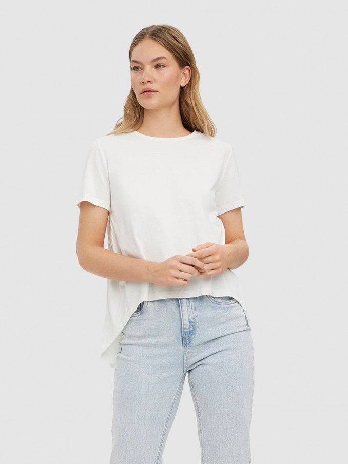 T-Shirt Woman White Vero Moda