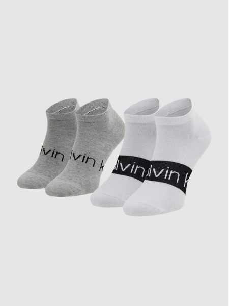 Calcetines Hombre Blanco Calvin Klein