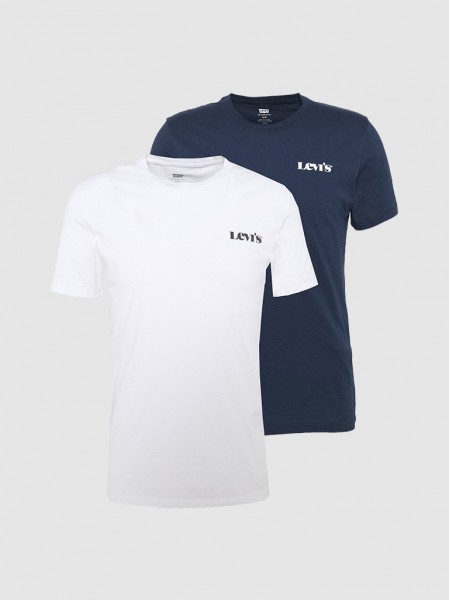 T-Shirt Man Blue Levis