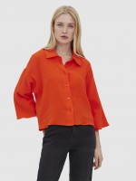 Camisa Mujer Naranja Vero Moda Camisa Mujer Naranja Vero Moda