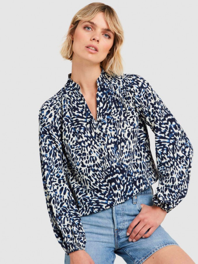 Blusa Mujer Azul Vero Moda