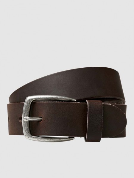 Cinturon Hombre Castao Oscuro Jack & Jones