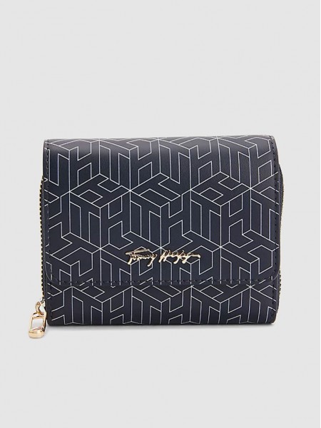 Wallet Woman Navy Blue Tommy Jeans