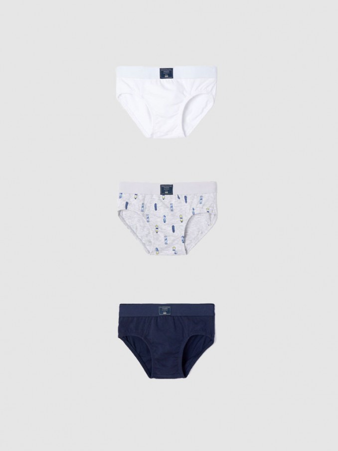 Conjunto 3 Cuecas Menino Mayoral