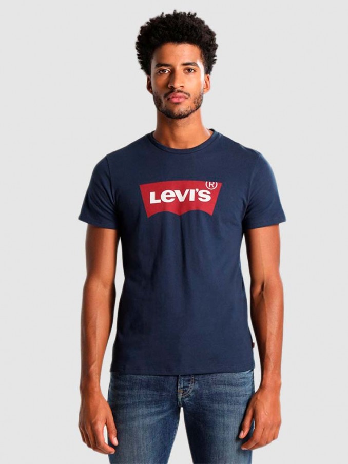 T-Shirt Man Navy Blue Levis - 177830139  | Mellmak
