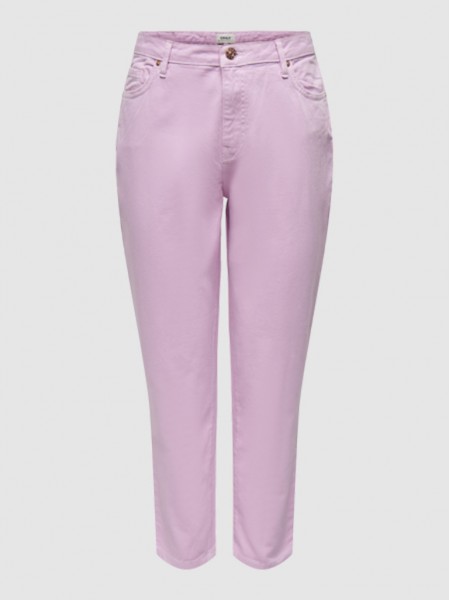 Pants Woman Lilac Only