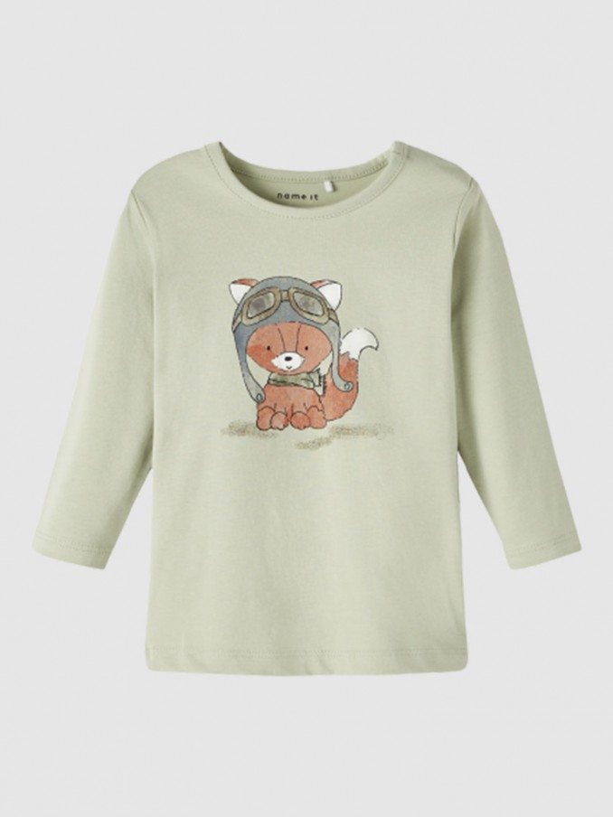 Sweatshirt Baby Boy Green Name It