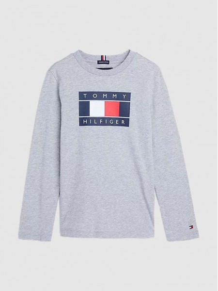 Sweatshirt Menino Global Stripe Flag  Tommy Hilfiger
