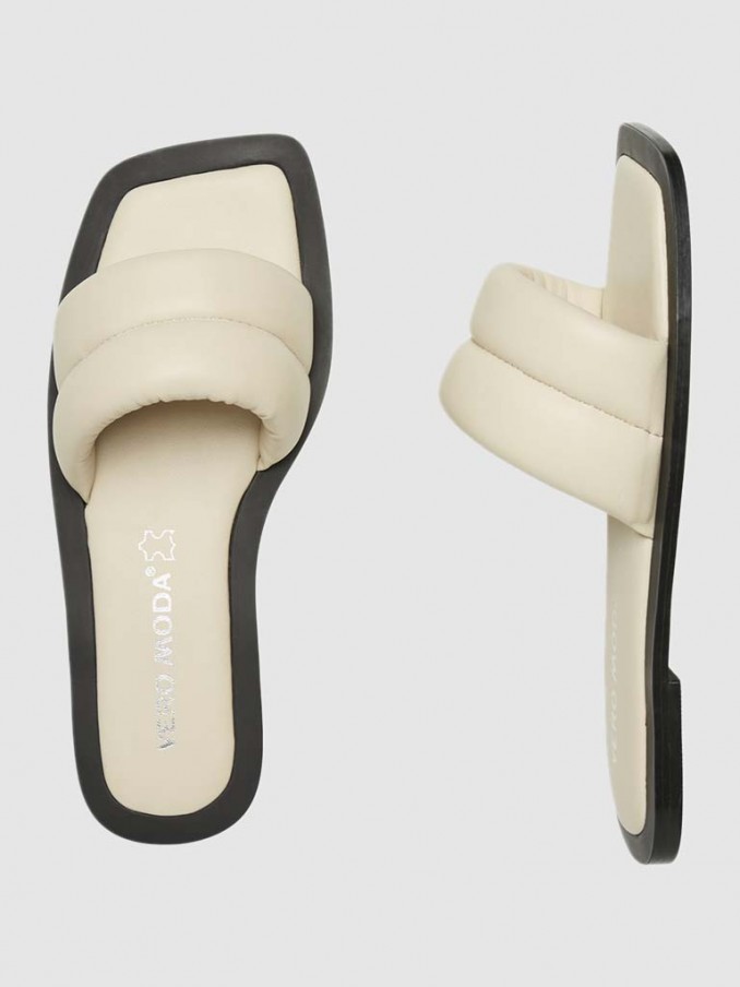 Chanclas Mujer Beige Vero Moda