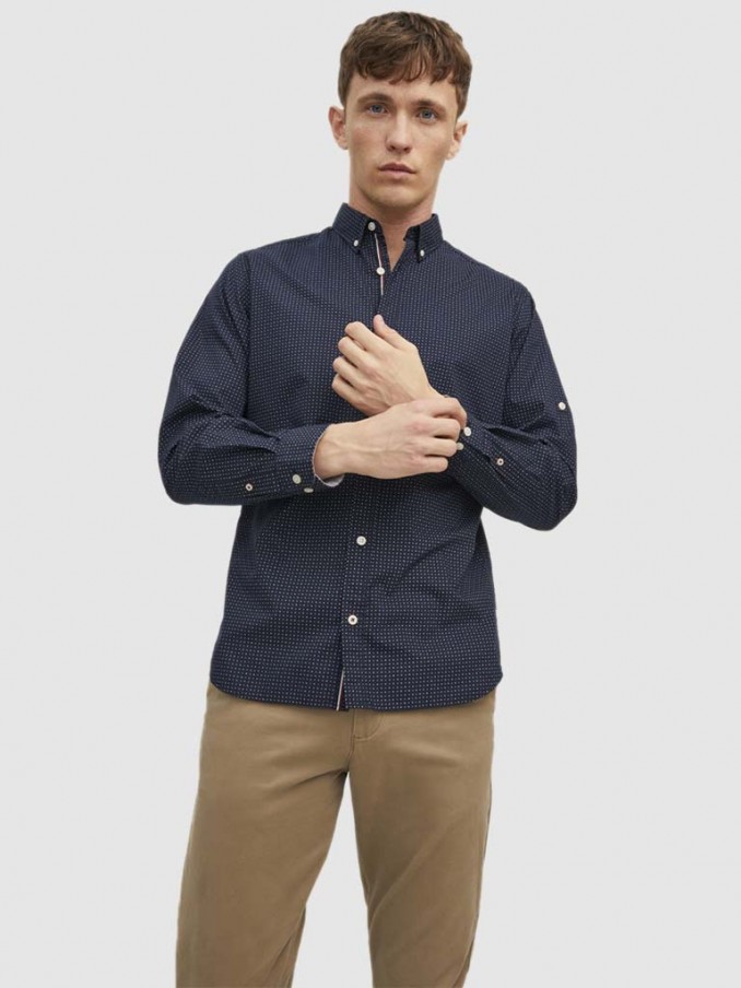 Shirt Man Navy Blue Jack & Jones