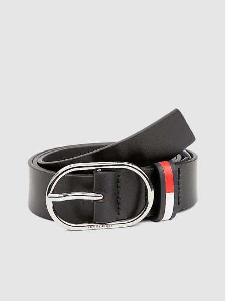 Belt Woman Black Tommy Jeans