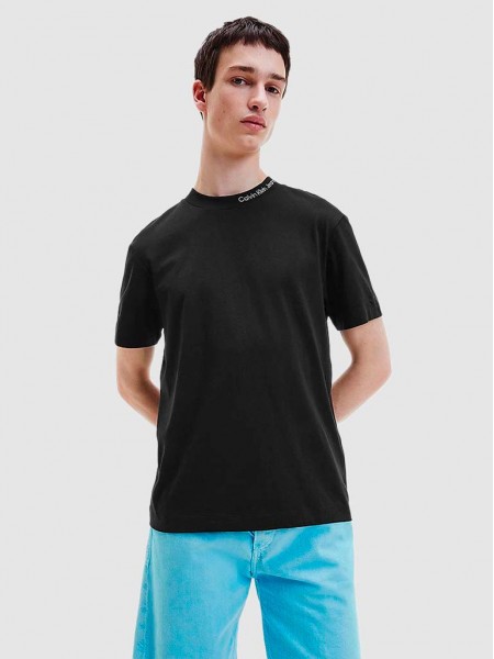 T-Shirt Homem Institutinal Embro Calvin Klein