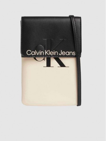 Handbag Woman Cream Calvin Klein