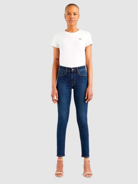 Jeans Mulher 721 High Rise Skinny Levis