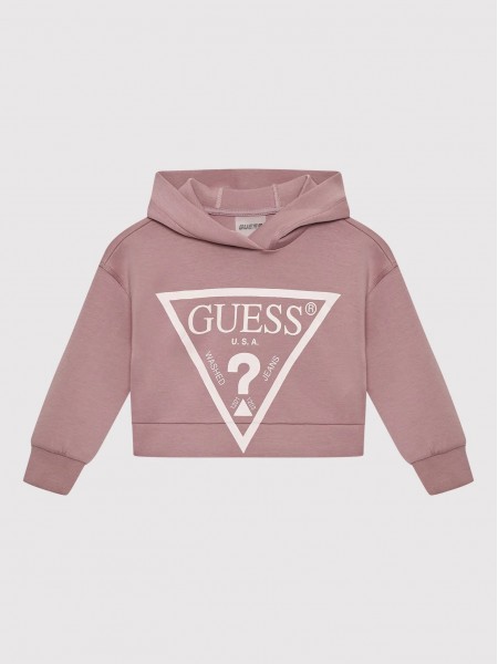 Sweatshirt Girl Lilac Guess
