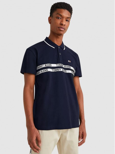 Polo Homem Chest Tommy Jeans