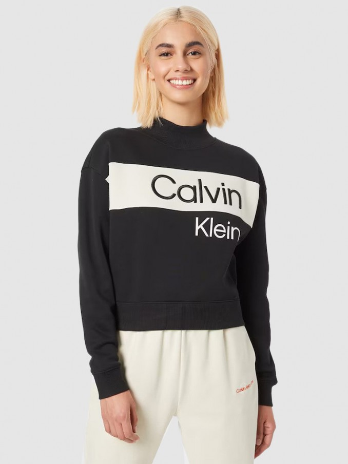 Sweatshirt Woman Black Calvin Klein - J20J218992  | Mellmak