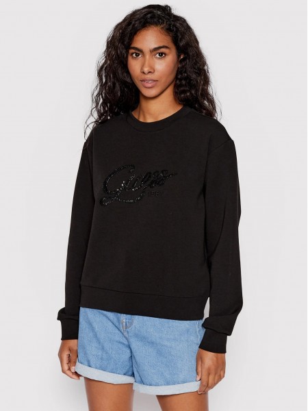 Sweatshirt Woman Black Guess