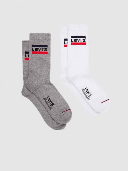 Socks Man White Levis