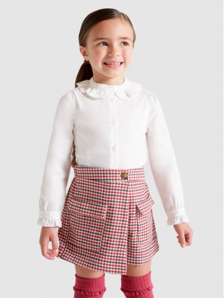 Shirt Girl Cream Mayoral