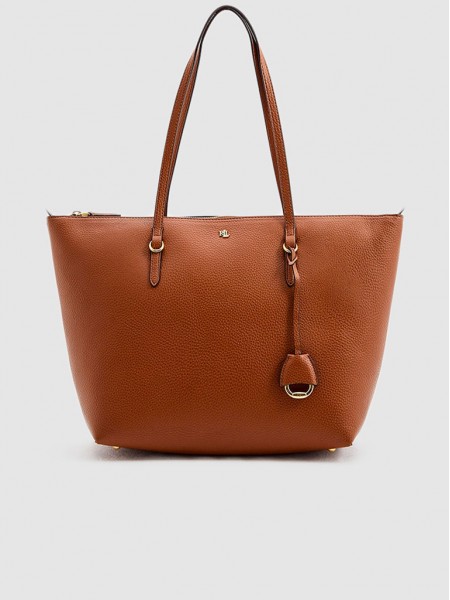 Handbag Woman Brown Polo Ralph Lauren