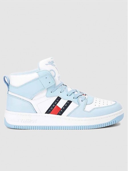 Sneakers Woman Blue Tommy Jeans