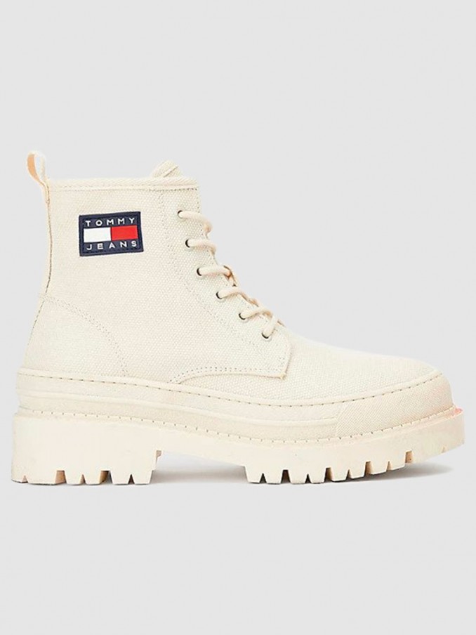 tommy jeans beige boots