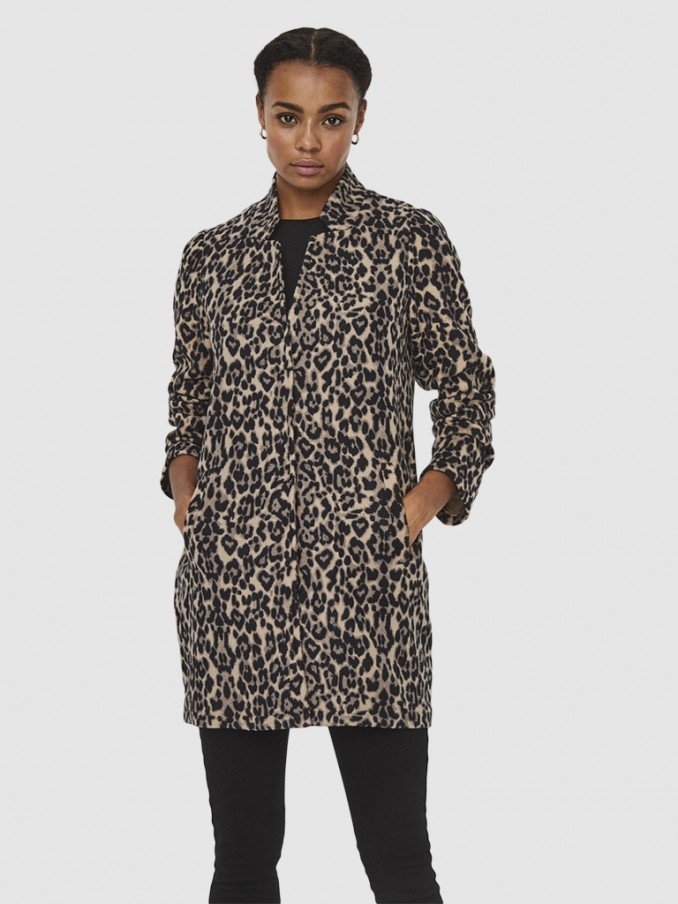 Jacket Woman Animal Print Vero Moda