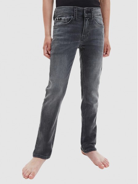 Jeans Boy Dark Grey Calvin Klein