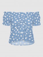 Shirt Woman Blue Vero Moda Shirt Woman Blue Vero Moda