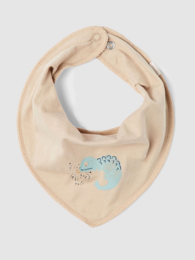 Bib Baby Boy Beige Name It