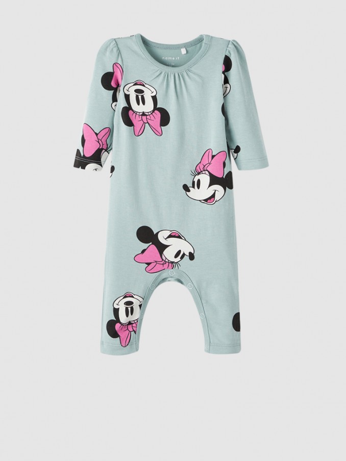 Babygrows Baby Girl Green Water Name It