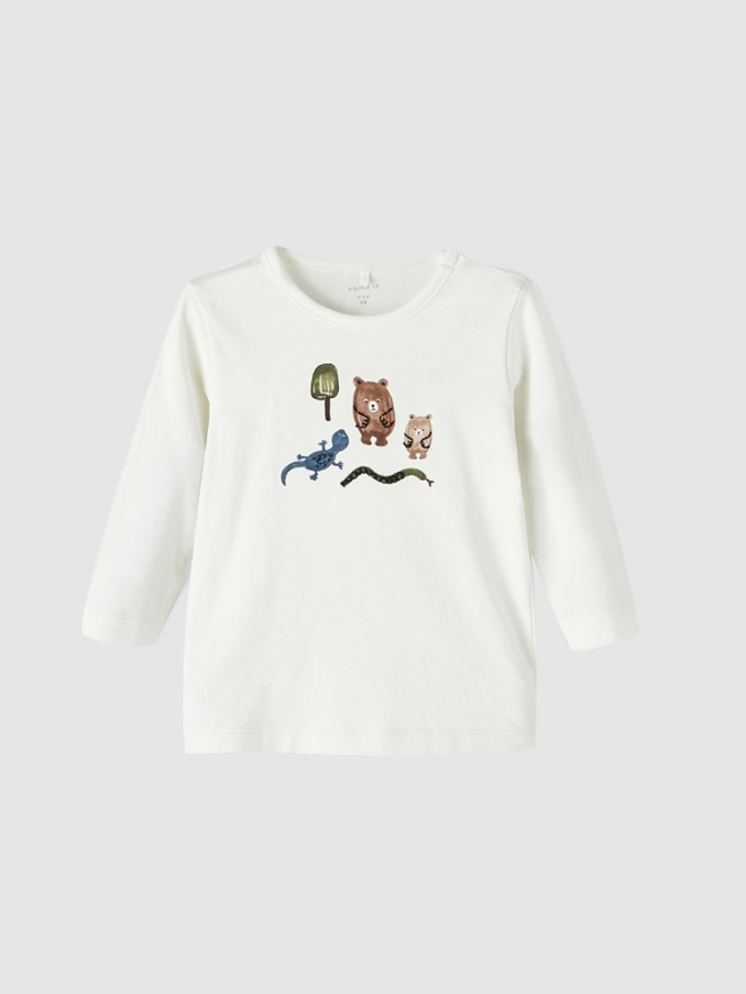 Sweatshirt Baby Boy White Name It