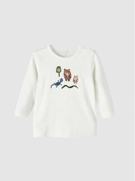 Sweatshirt Baby Boy White Name It
