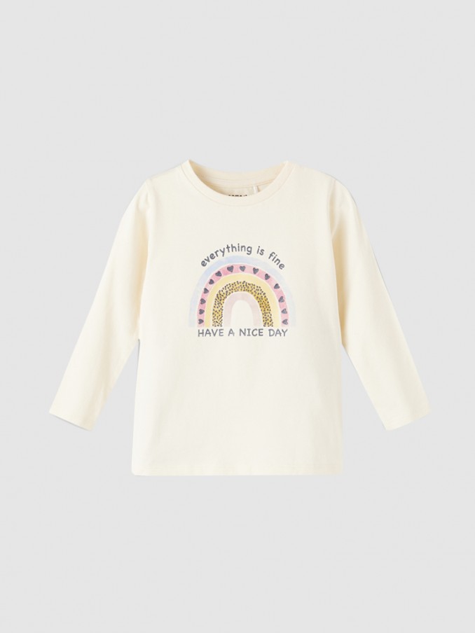 Sweatshirt Girl Cream Name It