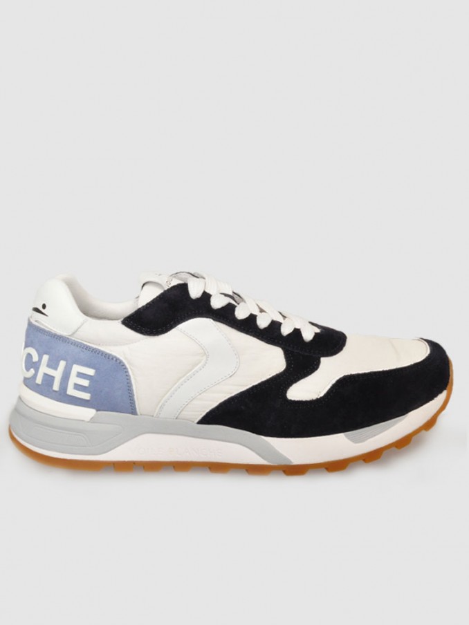 Sapatilha Homem Boost Suede Voile Blanche