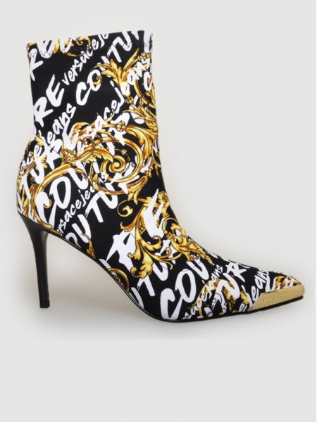 Boots Woman Print Versace