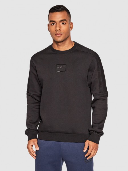 Sweatshirt Man Black Armani Exchange