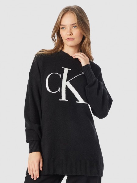 Knitwear Woman Black Calvin Klein